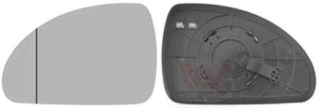 Зеркальный элемент левый Van Wezel 8353837 (фото 1)