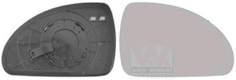 Зеркальный элемент правый Van Wezel 8353838