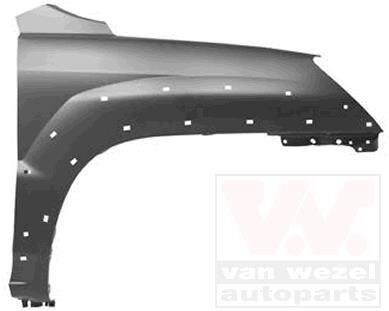 Крыло переднее правое Van Wezel 8381656