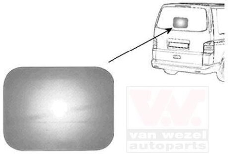 Зеркало наружное заднего вида Van Wezel 9061