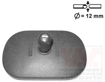 Зеркало наружное заднего вида Van Wezel 9587