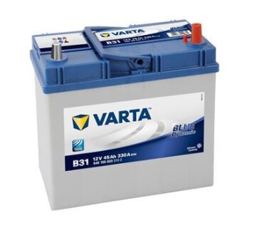 Аккумулятор Blue Dynamic 12В 45Ач 330А(EN) R+ VARTA 5451550333132