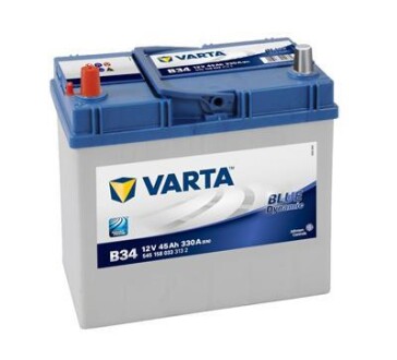 Аккумулятор Blue Dynamic 12В 45Ач 330А(EN) L+ VARTA 5451580333132