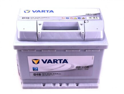 Аккумулятор Silver Dynamic 12В 63Ач 610А(EN) R+ VARTA 5634000613162