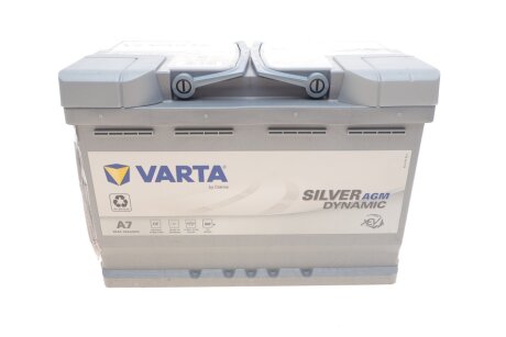 Аккумулятор Silver Dynamic AGM 12В 70Ач 760А(EN) R+ VARTA 570901076J382