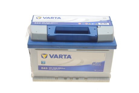 Аккумулятор Blue Dynamic 12В 72Ач 680А(EN) R+ VARTA 5724090683132