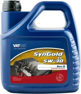Моторное масло SynGold LL 5W-30, 4л VATOIL 50017