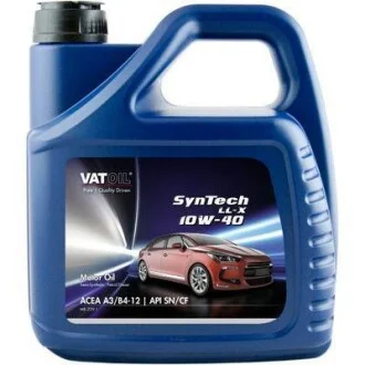 Моторное масло Syntech LL-X 10W-40, 4л VATOIL 50426