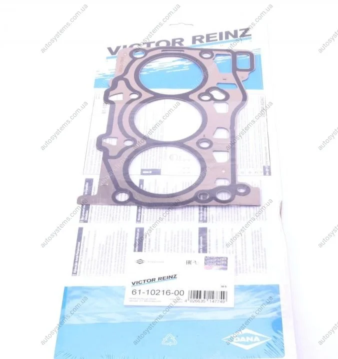 Прокладання ГБЦ VW Caddy 1.0 TSI 15-, Ø75,50mm VICTOR REINZ 611021600 (фото 1)