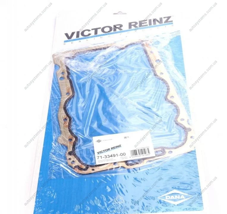 Прокладка поддона Opel Corsa/ Agila 1.0 12V 00- VICTOR REINZ 713349100 (фото 1)