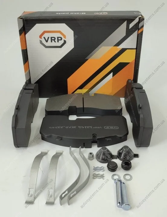29165 Комплект гальмівних колодок, дискові BPW VRP VRP13165 (фото 1)