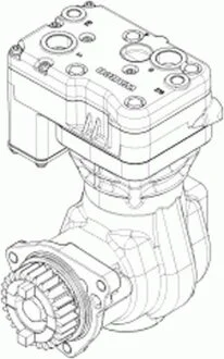 Компрессор пневмосистемы Wabco 912 117 000 0