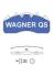 Колодки гальмівні(комплект на вісь) WAGNER 2917404950 (фото 1)