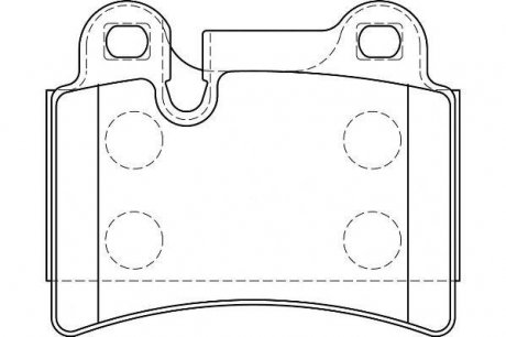 Тормозные колодки WAGNER WBP24097A