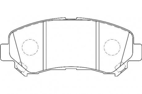 Колодки гальмівні WAGNER WBP24632A