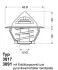 Термостат Opel Ascona C/Astra F/G/Combo/Kadett E 1.0-1.6 81- (92°C) WAHLER 3017.92D2 (фото 2)