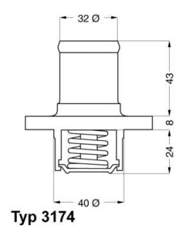 Термостат WAHLER 3174.89D