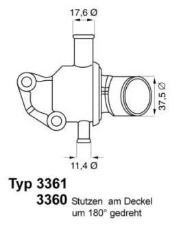 Термостат WAHLER 3360.87D