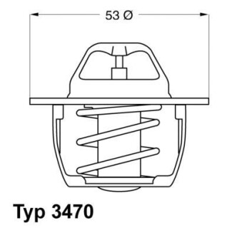 Термостат WAHLER 3470.89D50