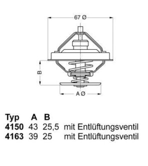 Термостат WAHLER 4150.79D50