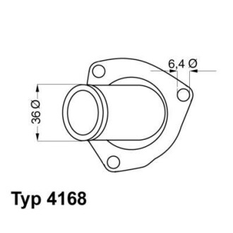 Термостат WAHLER 4168.92D