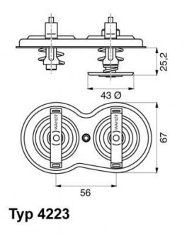 Термоcтат WAHLER 4223.75D***