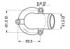 Термостат MB C-class (W202)/E-class (W210) 1.8-2.3 93-02 WAHLER 4276.87D (фото 2)