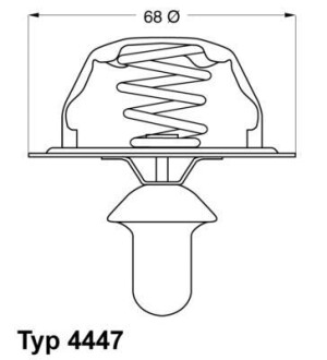 Термостат WAHLER 4447.85D