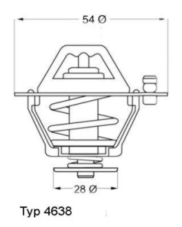 Термостат WAHLER 4638.82D