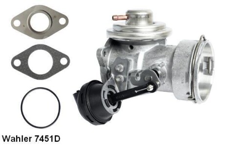 Клапан рециркуляции отработанных газов EGR WAHLER 7451D