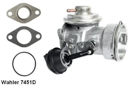 Клапан EGR VW Caddy 1.9TDI 77KW 03- WAHLER 7451D