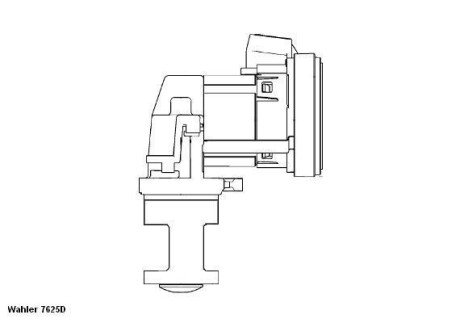 Клапан рециркуляции отработанных газов EGR WAHLER 7625D