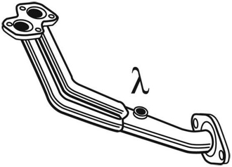 Выхлопная труба WALKER 21853