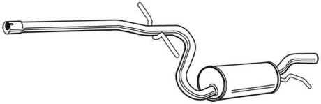 Резонатор глушителя WALKER 23050