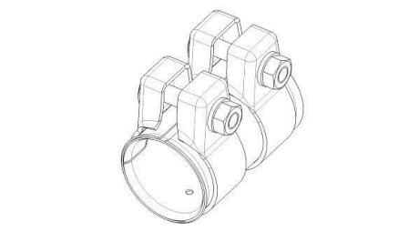Хомут глушителя WALKER 80190