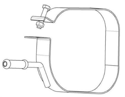 Кронштейн крепления выхлопной системы WALKER 80594