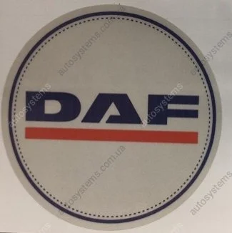 Наклейка люминесцентная D100MM с логотипом DAF WINGMAX UN-106 (фото 1)