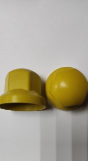 Колпачок колесный D32MM низкий желтый WINGMAX UN-155