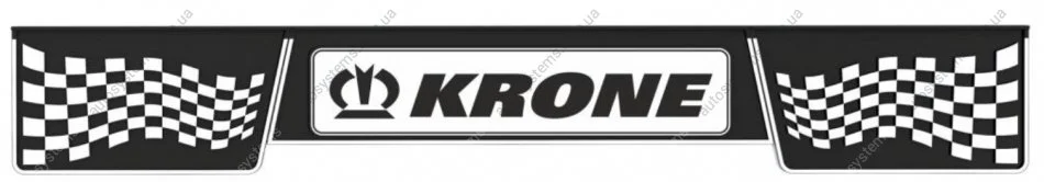 Бризковик причепний 350 x2400 KRONE 3D LONG VEHICLE BW (з трьох частин) WINGMAX UN420-108 (фото 1)