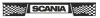 Брызговик прицепной 350 x2400 SCANIA 3D LONG VEHICLE BW (из трех частей) WINGMAX UN420-111 (фото 1)