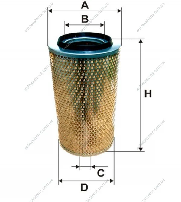 Фільтр повітряний WIX FILTERS 46554E (фото 1)