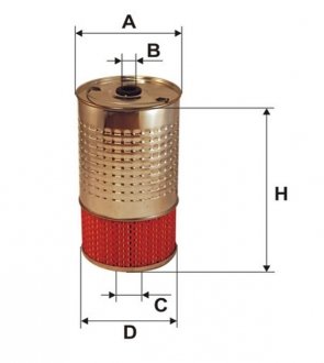 Фільтр масляний MB T2/LN1 2.3D OM601 89-94 WIX FILTERS 51289E