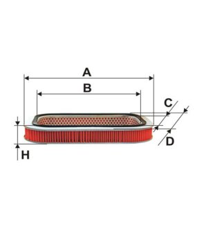 Воздушный фильтр WIX FILTERS WA6000