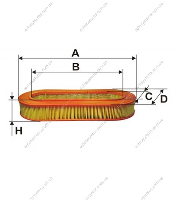 Фильтр воздушный WIX FILTERS WA6009 (фото 1)