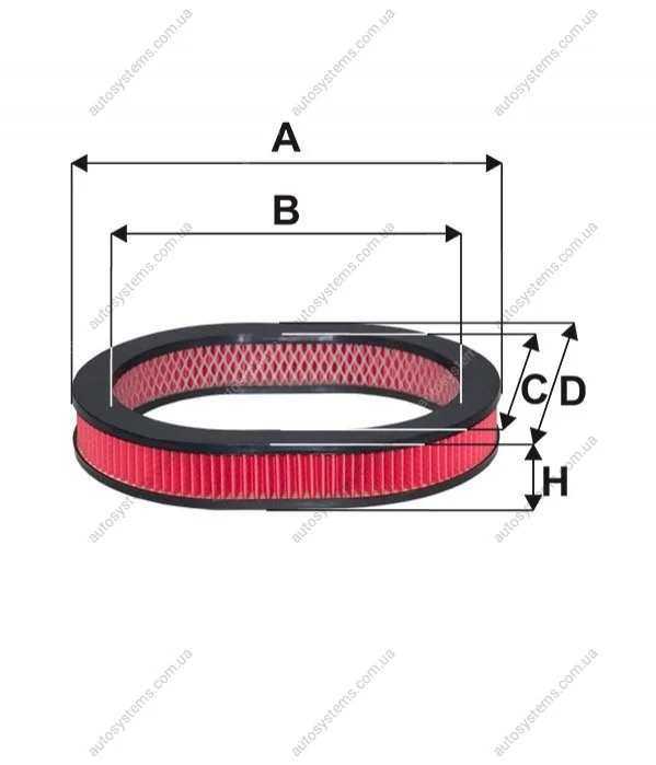 Фильтр воздушный WIX FILTERS WA6011 (фото 1)