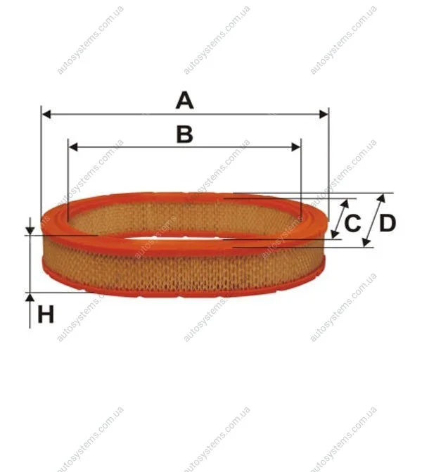 Воздушный фильтр WIX FILTERS WA6023 (фото 1)