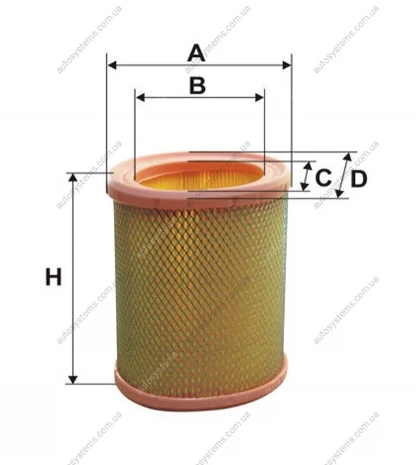 Фильтр воздушный WIX FILTERS WA6485 (фото 1)