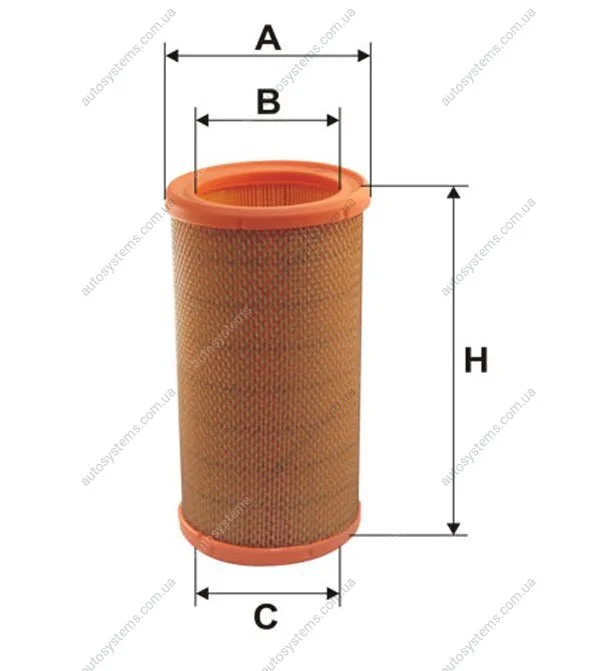 Воздушный фильтр WIX FILTERS WA6549 (фото 1)
