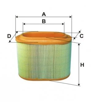 Фільтр повітряний WIX FILTERS WA6570