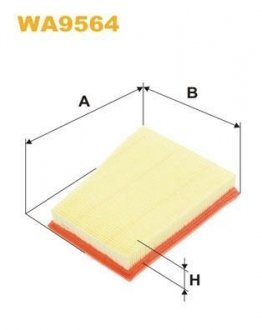 Фільтр повітряний WIX FILTERS WA9564